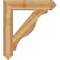 Ekena Millwork Funston Arts & Crafts Rough Sawn Bracket, Western Red Cedar, 6"W x 34"D x 38"H BKT06X34X38FST03RWR - alternate 2